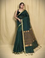 Cotton Silk Stype Saree With B.P.