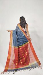 Cotton Silk Nimki Buti Saree With B.P. - Image 3