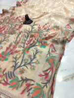 Tassar Tantuja Poddo Lota Design Saree With Worked B.P. - Image 2