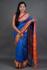 Cotton Silk Kalka Saree With B.P. - Image 3