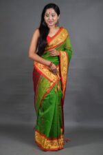 Cotton Silk Kalka Saree With B.P. - Image 2
