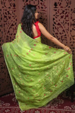 Trivuj Jamdani Saree With Blouse Piece - Image 3