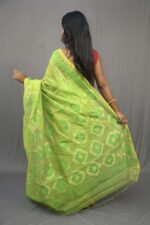 New Allover Chakro Jamdani Saree With B.P. - Image 4